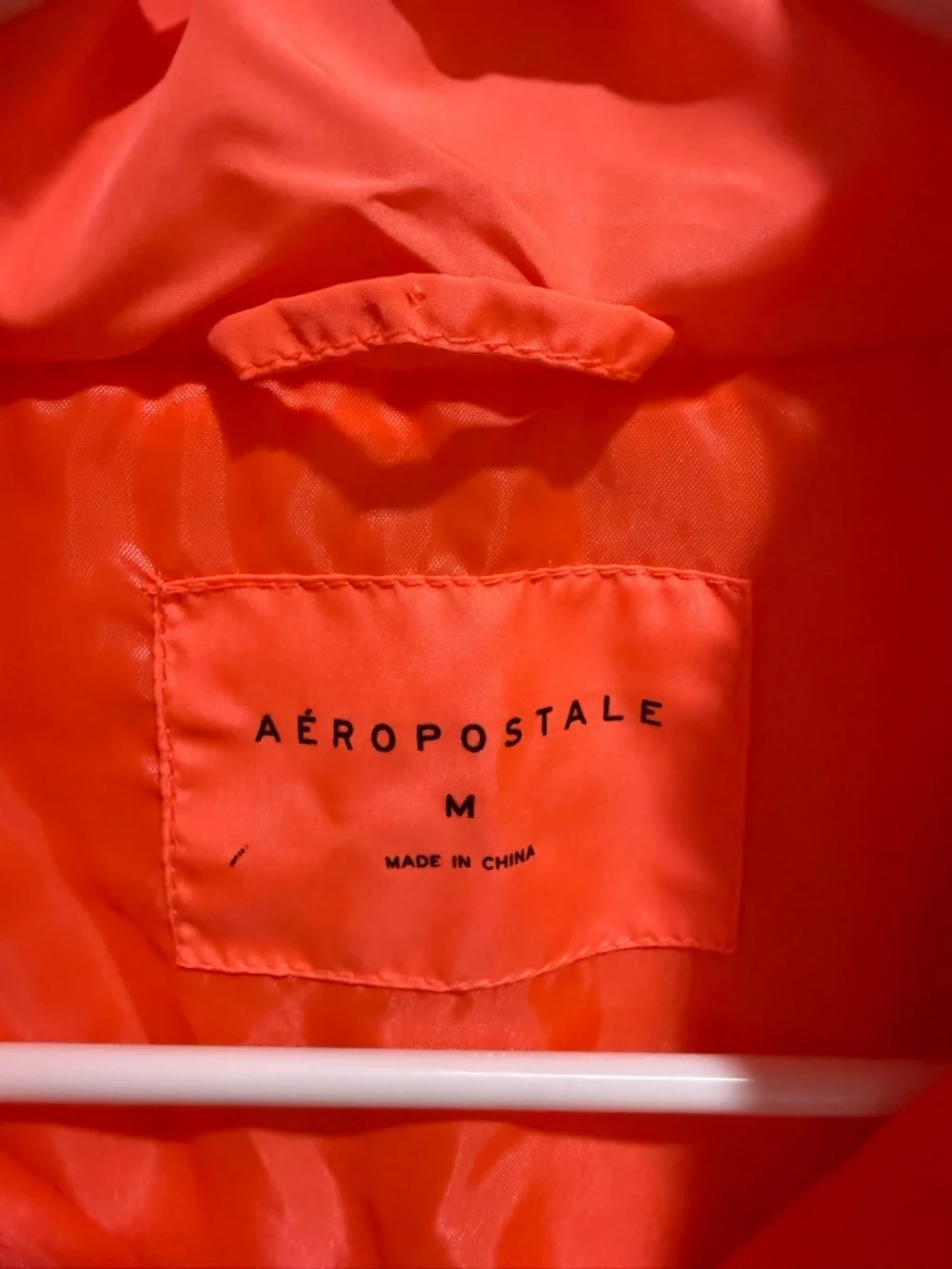 Aeropostale Women's Coral Quilted Puffer Vest Size M Athleisure Activewear